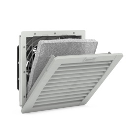 PF 32.000 Fanlı Filtre 230Vac IP54 RAL 7035 98 m³ / s 177x177c87mm 