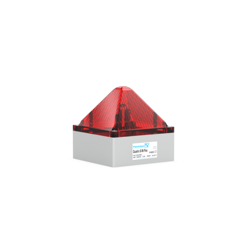 Flashing Light QUADRO S-M-FLEX red,230Vac,13J,IP66/67 